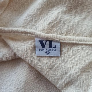 Vestido Ibicenco Vintage Marca VL Hecho a mano