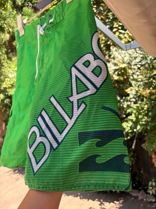 Bañador Billabong Verde letras blancas Talla 12