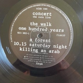 The Cure - Concert live LP