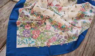 Foulard seta Creazione Serica Lariana vintage