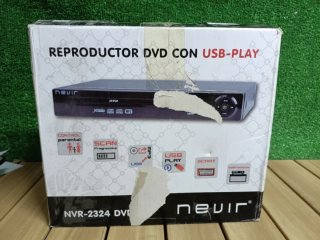 Reproductor DVD Nevir NVR-2324 USB-R Negro