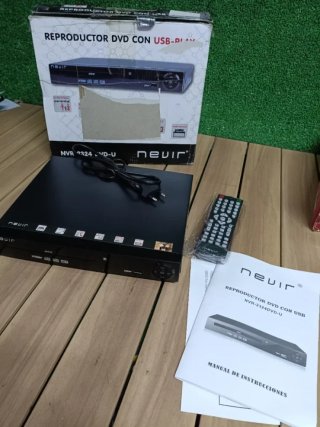 Reproductor DVD Nevir NVR-2324 USB-R Negro
