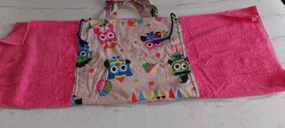 Bolso playa convertible toalla