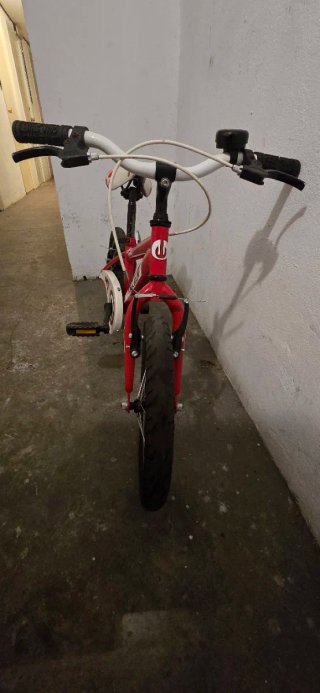 Bicicleta infantil DTB 16 pulgadas roja