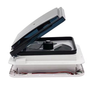 Claraboya con extractor para furgo/caravana 28x28