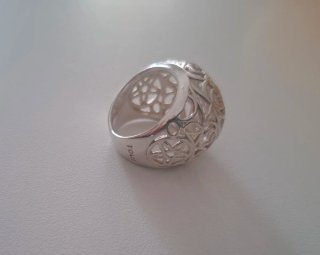 Anillo TOUS Plata Calada Talla 12 - ¡COMO NUEVO!