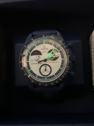 Swatch Moonshine Gold Bioceramic
