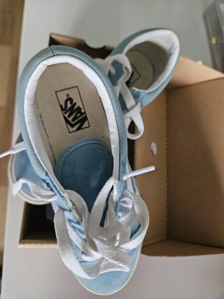Vans Old Skool Azul Cielo Talla 35 caja