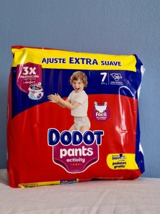 Pañales Dodot Pants Activity Talla 7 (29 uds)