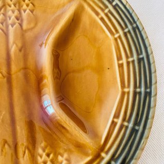 6 Platos Espárragos Vintage Sarreguemines