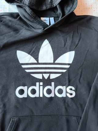 Sudadera Adidas Negra Chico Talla 15-16 Años