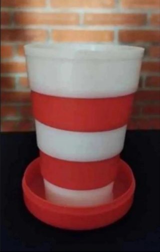 Vaso Plegable Telescópico Vintage - Años 80