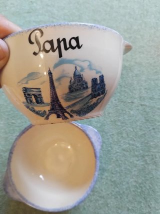 Coppia tazze Maman e Papa