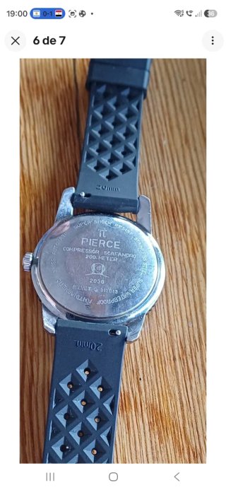 Reloj Pierce Nautilus Scafandro Vintage Automático