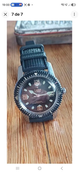 Reloj Pierce Nautilus Scafandro Vintage Automático