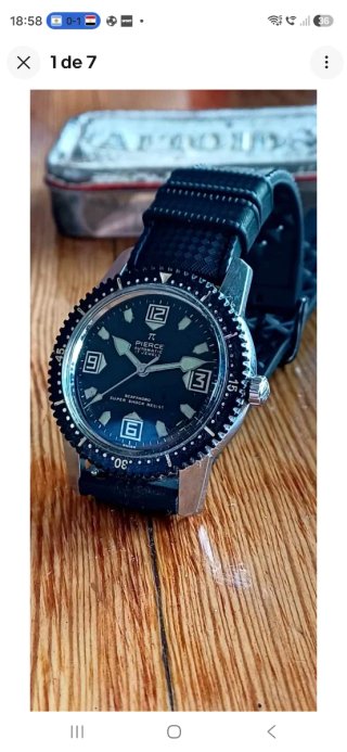 Reloj Pierce Nautilus Scafandro Vintage Automático