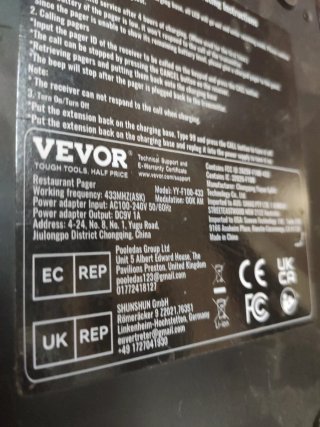 Sistema de localizadores Vevor