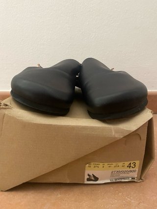 Zuecos negros de cuero para hombre Nuevos