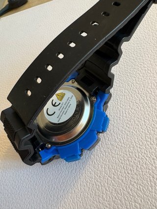 Reloj Deportivo HONHX Negro y Azul