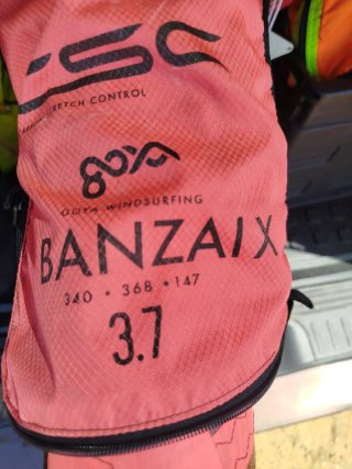 Vela Windsurf Goya Banzai X Pro 3.7