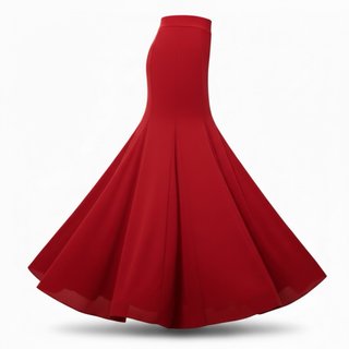 Falda Flamenco Ensayo Roja Talla Única