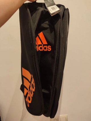 Paletero Adidas Negro y Naranja
