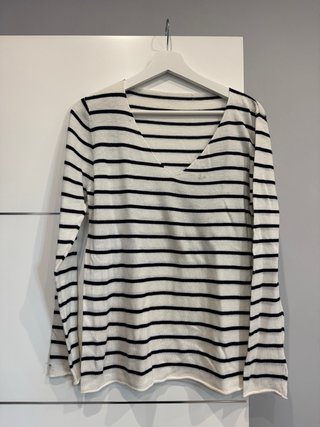Jersey rayas mujer manga larga