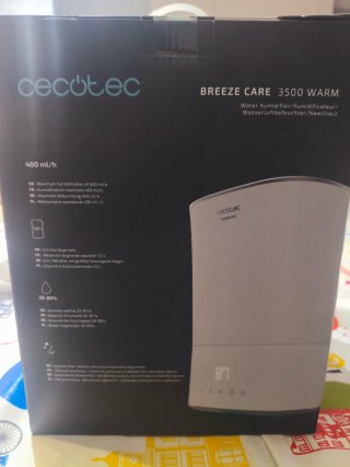 Humidificador Cecotec BreezeCare 3500 Warm