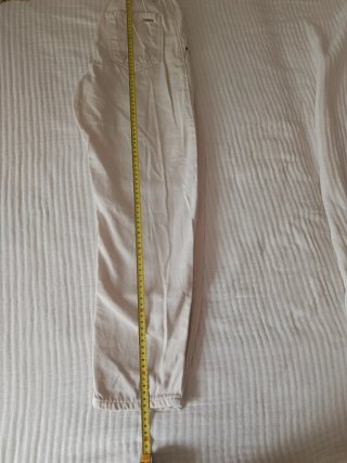 Pantalones beige cintura elástica