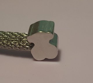Pulsera TOUS Oso y Perla Plata