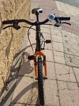Bicicleta infantil 20 pulgadas naranja