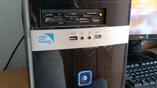 Torre PC LG, Pantalla y Teclado