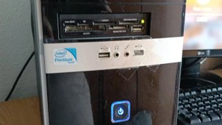 Torre PC LG, Pantalla y Teclado