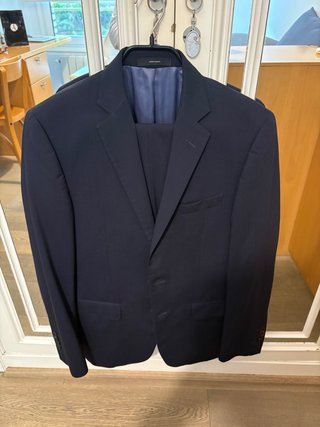 Traje Massimo Dutti Azul Marino