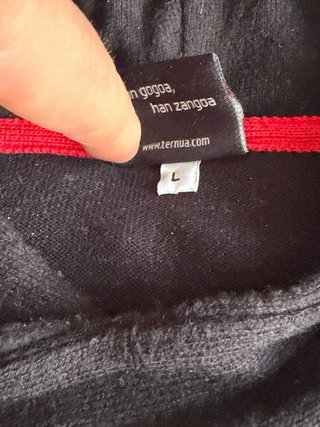 Sudadera Ternua Talla L Negra Multicolor