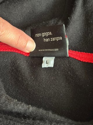 Sudadera Ternua Talla L Negra Multicolor