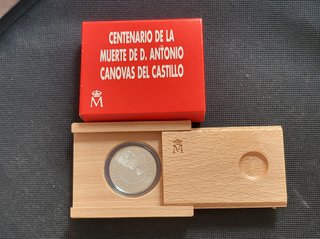 Cánovas del Castillo 1000 pesetas plata 1997