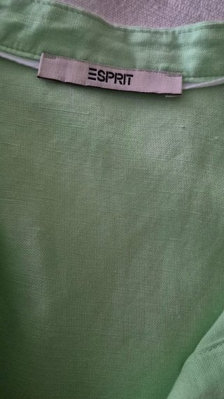 Camisa verde mujer manga larga