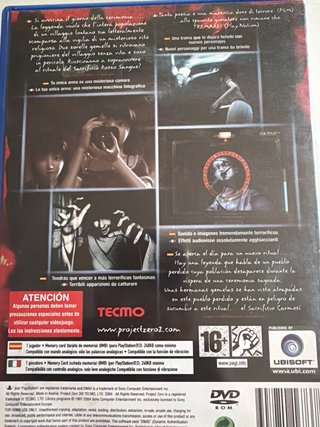 Project Zero II Crimson Butterfly PS2 PAL España +