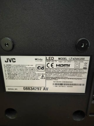 Televisor JVC Smart 43 pulegadas Negro
