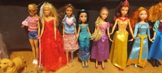 Set Principesse Disney Barbie, Armadio per vestiti e animali