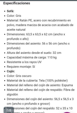 Poltrona da esterno in rattan angolare
