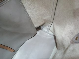 Bolso de piel Lurueña gris