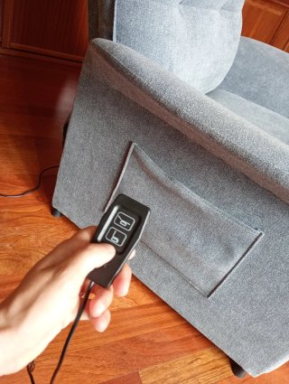 Sillón relax eléctrico gris