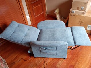 Sillón relax eléctrico gris