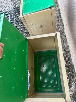 Jaulas para conejos.