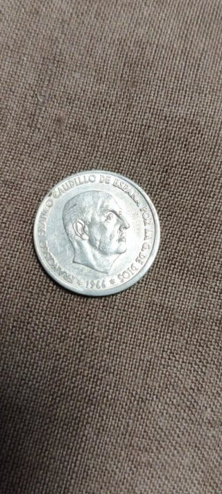 Moneda 50 céntimos 1966 Estrella 68