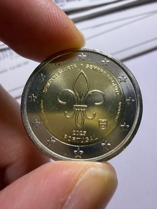 Moneda 2€ Portugal 2025 Flor de Lis SIN CIRCULAR.