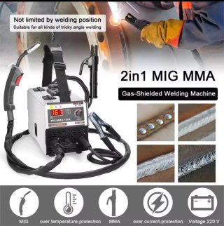 Máquina Soldar Inverter MIG/MMA 160A