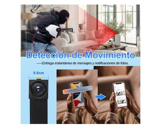 Mini Cámara Espía Botón WiFi 1080P